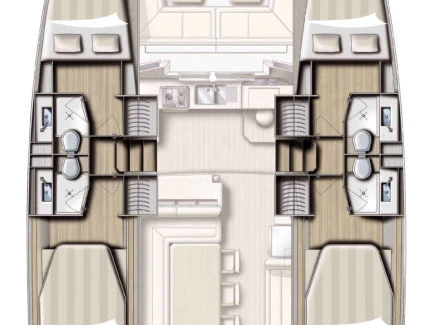 Louer Catamaran avec ou sans skipper Bali à Lefkáda