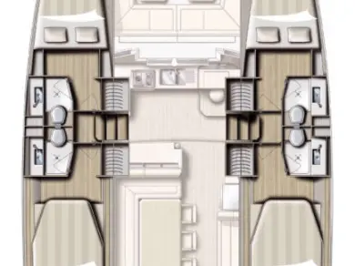 Louer Catamaran avec ou sans skipper Bali à Lefkáda