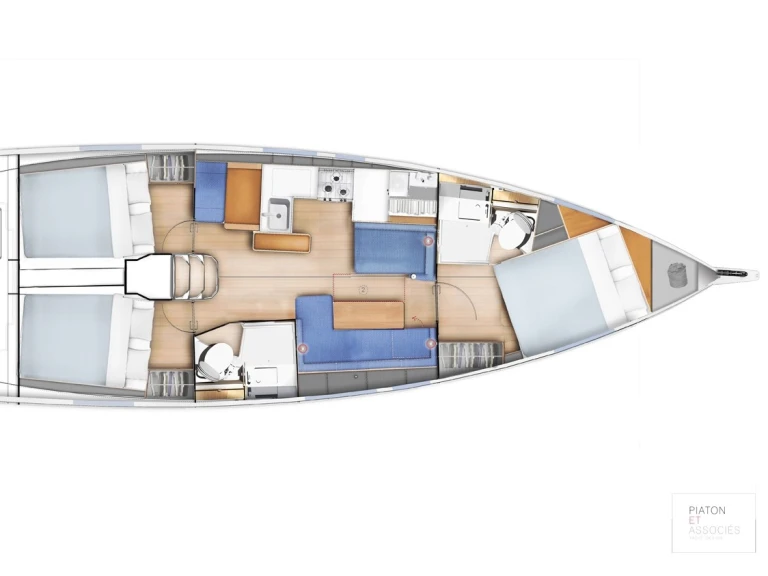 Jeanneau Sun Odyssey 410 a louer à Lefkáda