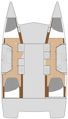 Location Catamaran à Bormes-les-Mimosas - Fountaine Pajot Lucia 40
