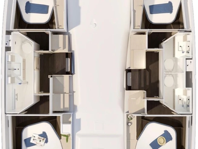 Fountaine Pajot Fountaine Pajot FP 41 Quatuor 4 a louer à Golfe-Juan