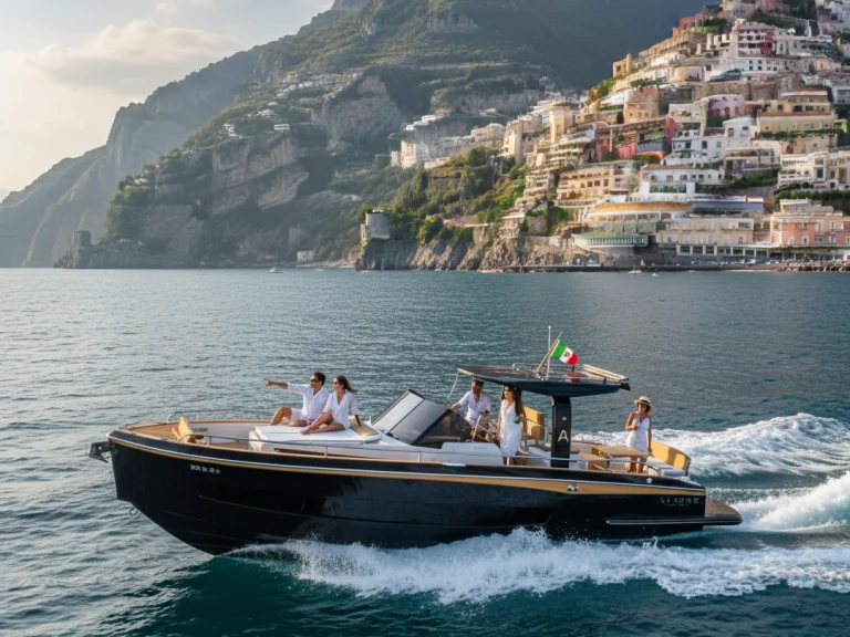 Bateau à moteur à louer à Positano au meilleur prix