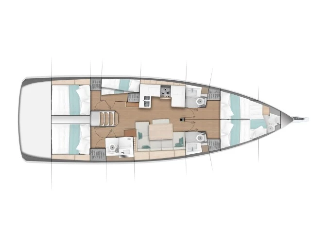 Location bateau Fanári pas cher Sun Odyssey 490