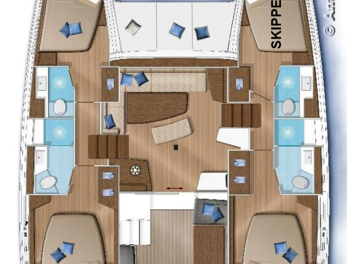 Location Catamaran à Ermoúpolis - Lagoon Lagoon 42