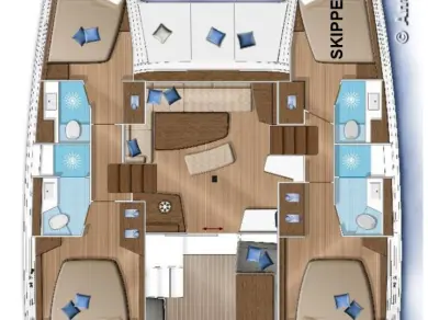 Location Catamaran à Ermoúpolis - Lagoon Lagoon 42