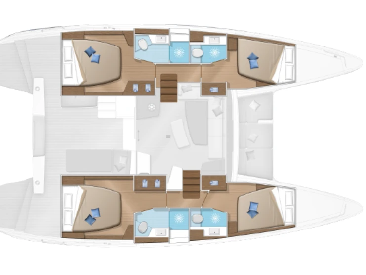 Catamaran à louer à Santorin (Île) au meilleur prix