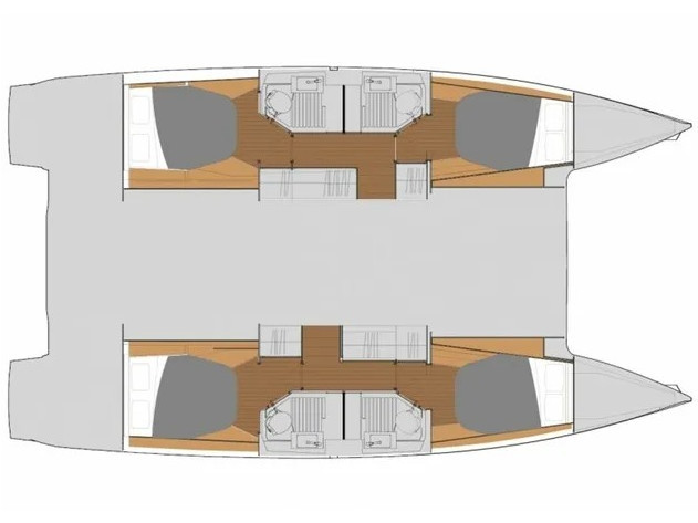 Location Catamaran à Primošten - Fountaine Pajot Astrea 42