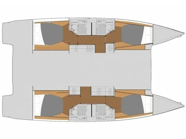 Location Catamaran à Primošten - Fountaine Pajot Astrea 42