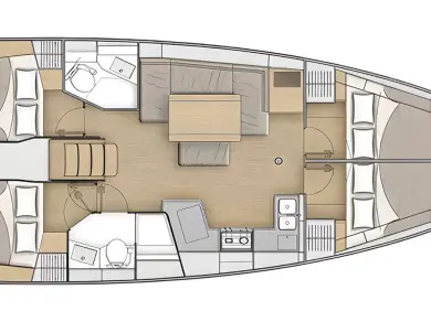 Bénéteau Oceanis 40.1 a louer à Palma de Majorque