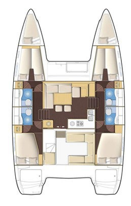 Location bateau Álimos pas cher Lagoon 400 S2