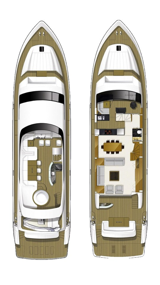Location Yacht à Trogir - Princess Princess Y85