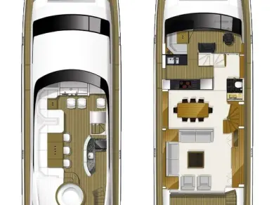 Location Yacht à Trogir - Princess Princess Y85