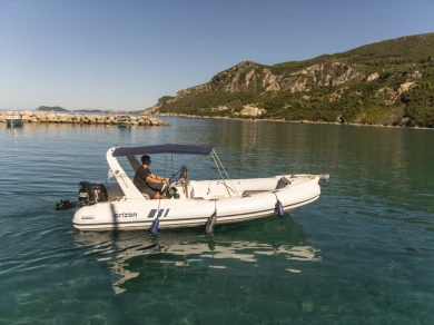 Horizon 580 charter bareboat or skippered in  Aríllas