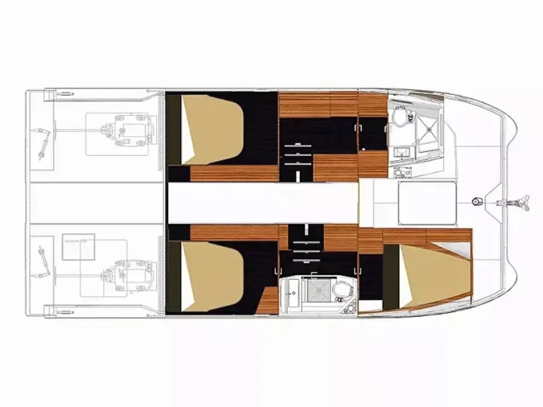 Location Bateau à moteur Fountaine Pajot avec permis