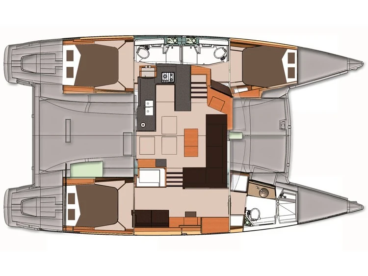 Louez un Fountaine Pajot Helia 44 à Cogolin