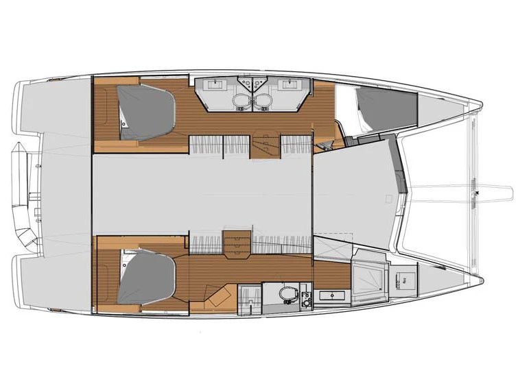 Louer Catamaran avec ou sans skipper Fountaine Pajot à Cogolin