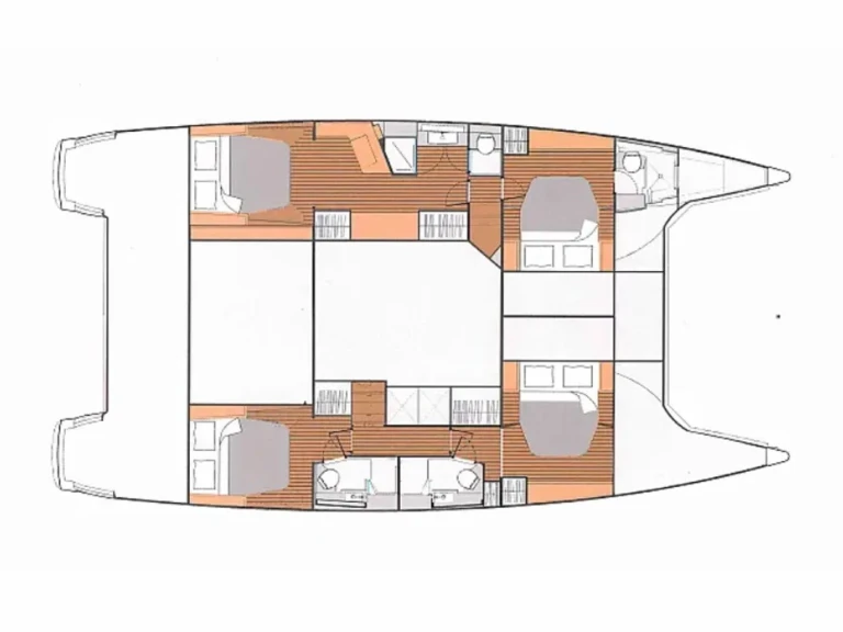 Location Catamaran à Cogolin - Fountaine Pajot Saba 50