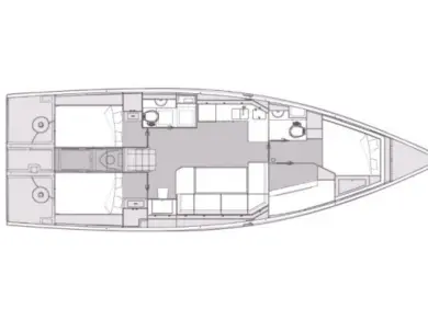 Location à Biograd na Moru - Elan Impression 45 sur SamBoat