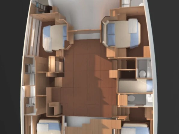 Location bateau Split pas cher Dufour Catamarans 48 Sail