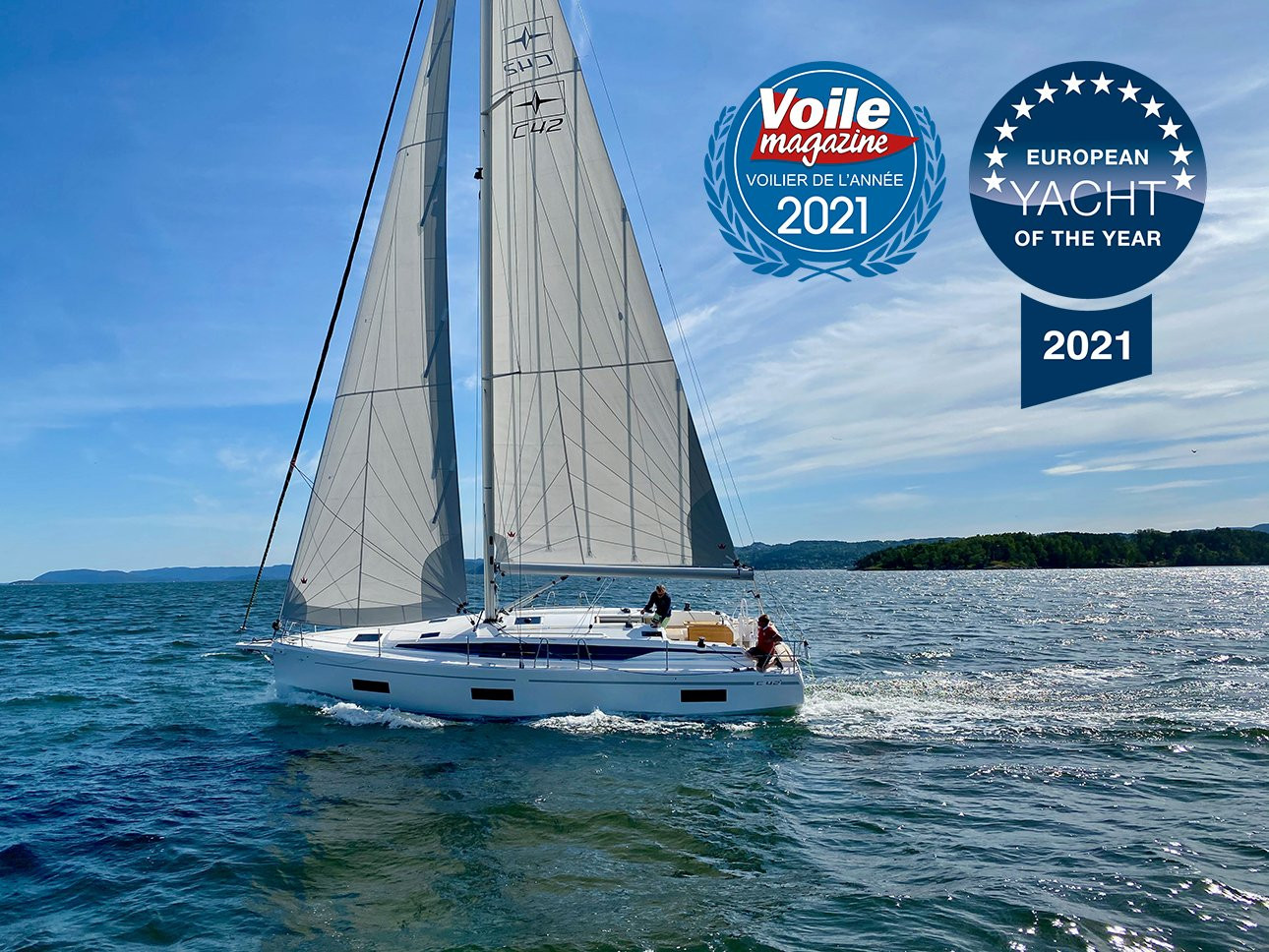 Bavaria C42 eco solar sailboat charter from Zante Port, Zakynthos