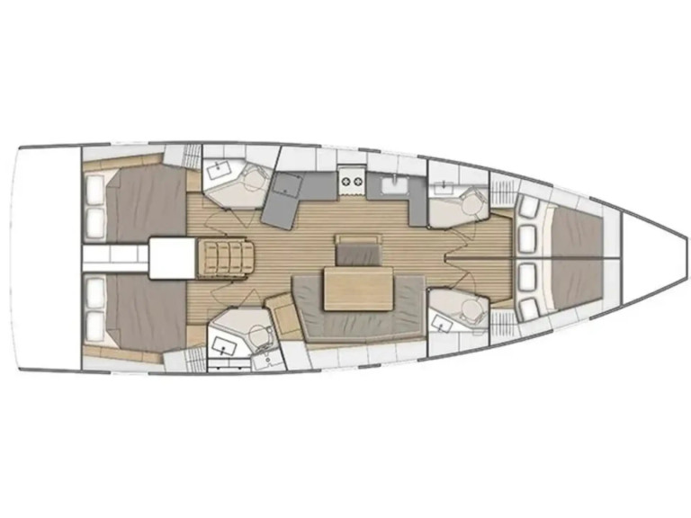 Bénéteau Oceanis 46.1 a louer à Toúrlos