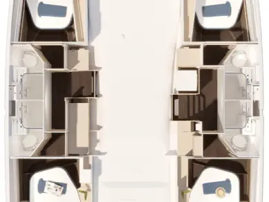 Location Catamaran Fountaine Pajot avec permis