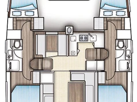 Location bateau Murter-Kornati pas cher Nautitech 40