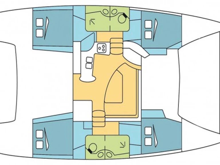 Location Catamaran à Trogir - Fountaine Pajot Lipari 41