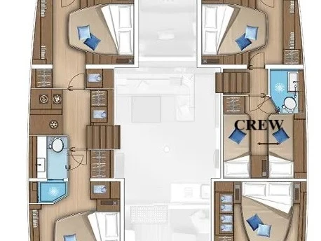 Louez un Lagoon Lagoon 55 - 4 + 2 cab. à Palma de Majorque