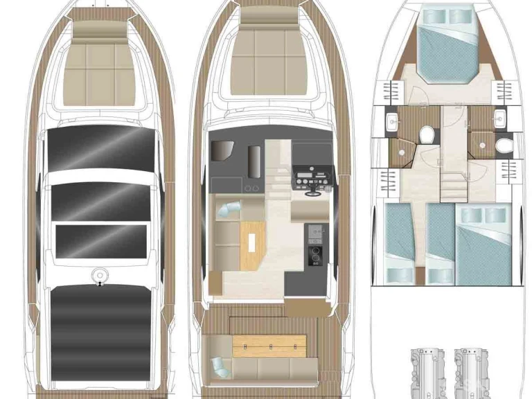 Location Yacht Sealine avec permis