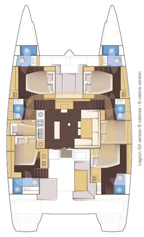 Location bateau Álimos pas cher Lagoon 52
