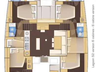 Location bateau Álimos pas cher Lagoon 52