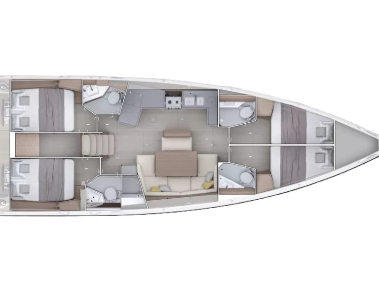 Location bateau Rhodes (Ville) pas cher Oceanis 47 - 4 cab.