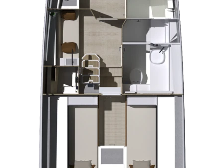 Location Yacht à Sukošan - Fiart Fiart Seawalker 43