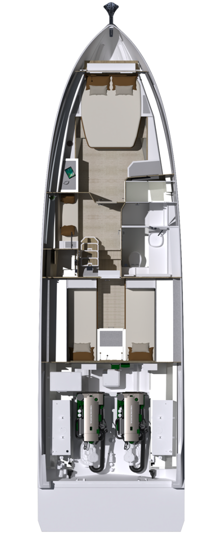 Location Yacht à Sukošan - Fiart Fiart Seawalker 43