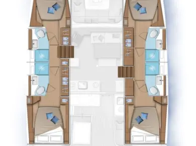 Location bateau Göcek pas cher Lagoon 46
