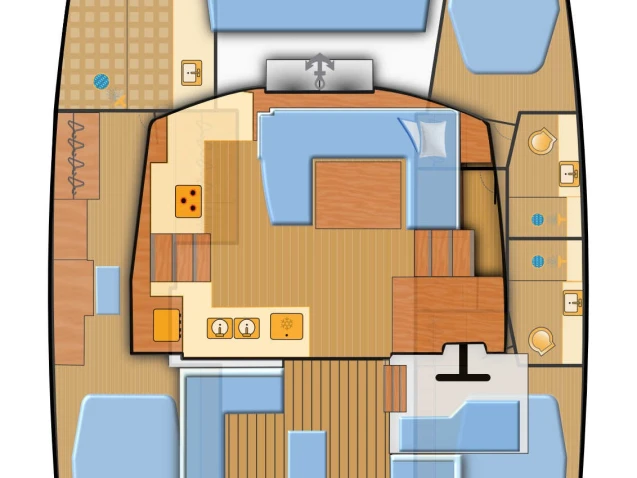 Location bateau Fountaine Pajot Elba 45 à Biograd na Moru sur Samboat