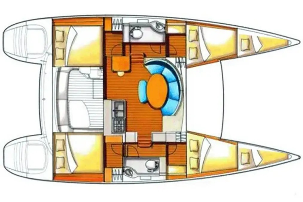 Location Catamaran Lagoon avec permis