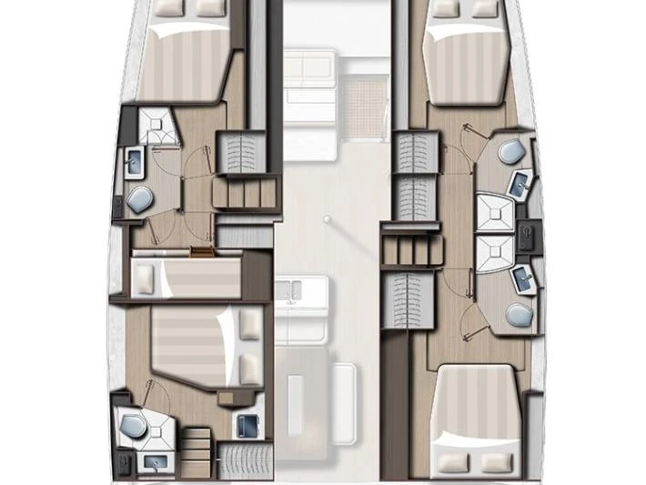 Location Catamaran à Lefkáda - Bali Bali 4.6