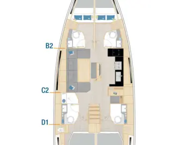 Location bateau Pula pas cher Hanse 460