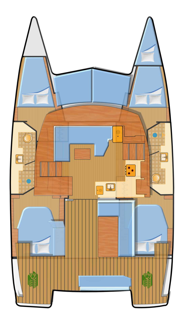 Location à Can Pastilla - Fountaine Pajot Isla 40 sur SamBoat