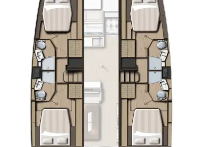 Catamaran à louer à Lefkáda au meilleur prix