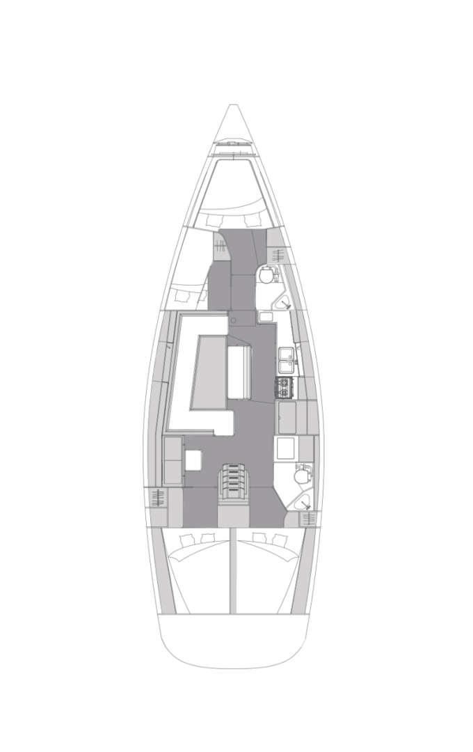 Location bateau Elan Impression 45.1 à Pirovac sur Samboat