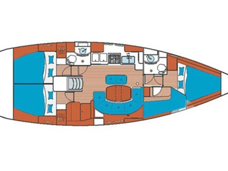 Location Voilier à Pirovac - Bénéteau Oceanis 411 Clipper