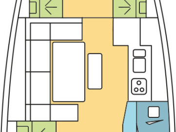 Dufour Dufour 460 Grand Large a louer à Kos