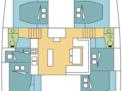 Location bateau Lagoon Lagoon 52 F à La Paz sur Samboat
