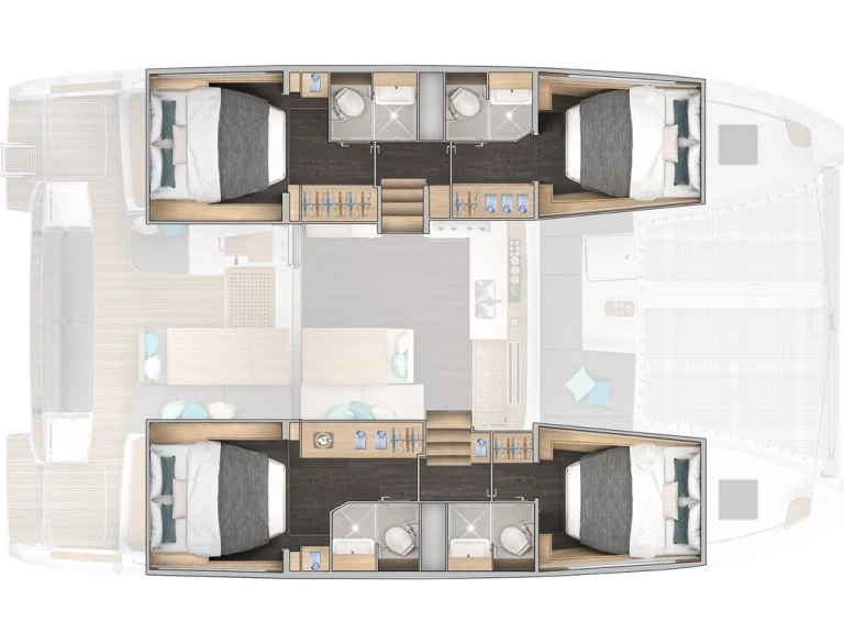 Lagoon Lagoon 43 a louer à Kaštela