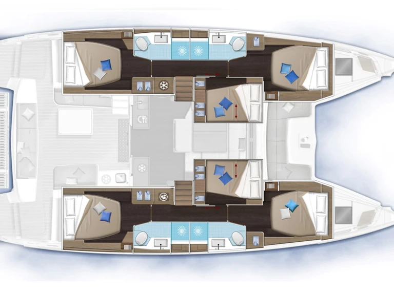 Location Catamaran Lagoon avec permis