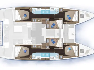 Location Catamaran Lagoon avec permis