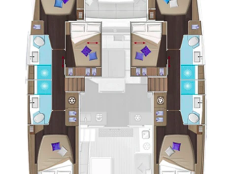 Catamaran à louer à Kaštela au meilleur prix